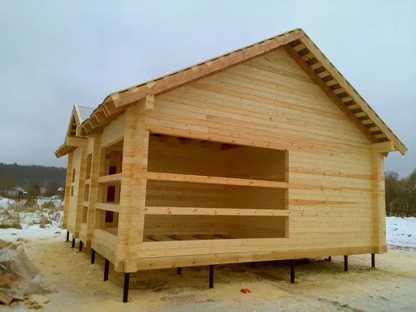 Построим деревянный Дом и баню из бруса на заказ. Сморгонь 7